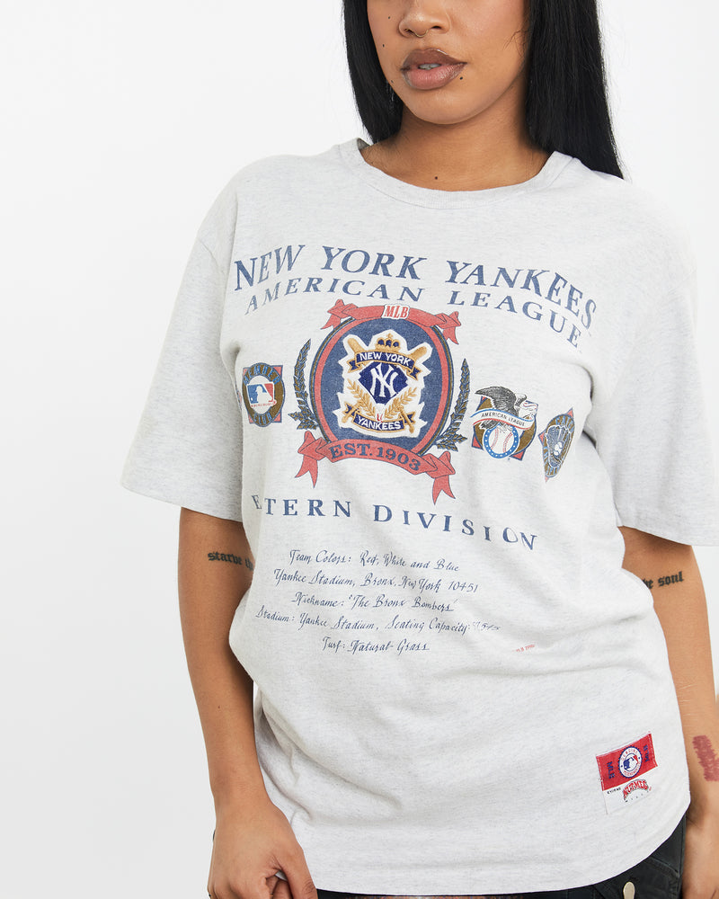 Vintage 1992 MLB New York Yankees Tee <br>S , The Real Deal , newtown, sydney, australia, thrift store, opshop, preloved, secondhand, sustainable, retro, antique, 70s, 80s, 90s, 2000s, 00s, fashion, clothing, streetwear, trendy, garment, style, boutique, store, shop, archive, sale, cheap, best, top