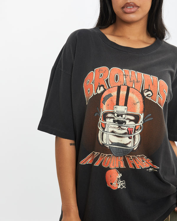 Vintage 1994 NFL Cleveland Browns Tee <br>M , The Real Deal , newtown, sydney, australia, thrift store, opshop, preloved, secondhand, sustainable, retro, antique, 70s, 80s, 90s, 2000s, 00s, fashion, clothing, streetwear, trendy, garment, style, boutique, store, shop, archive, sale, cheap, best, top