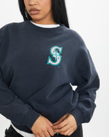 Vintage MLB Seattle Mariners Sweatshirt <br>XS , The Real Deal , newtown, sydney, australia, thrift store, opshop, preloved, secondhand, sustainable, retro, antique, 70s, 80s, 90s, 2000s, 00s, fashion, clothing, streetwear, trendy, garment, style, boutique, store, shop, archive, sale, cheap, best, top