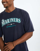 Vintage MLB Seattle Mariners Tee <br>XL , The Real Deal , newtown, sydney, australia, thrift store, opshop, preloved, secondhand, sustainable, retro, antique, 70s, 80s, 90s, 2000s, 00s, fashion, clothing, streetwear, trendy, garment, style, boutique, store, shop, archive, sale, cheap, best, top