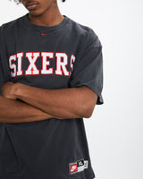 Vintage 90s Nike NBA Philadelphia 76ers Tee <br>L