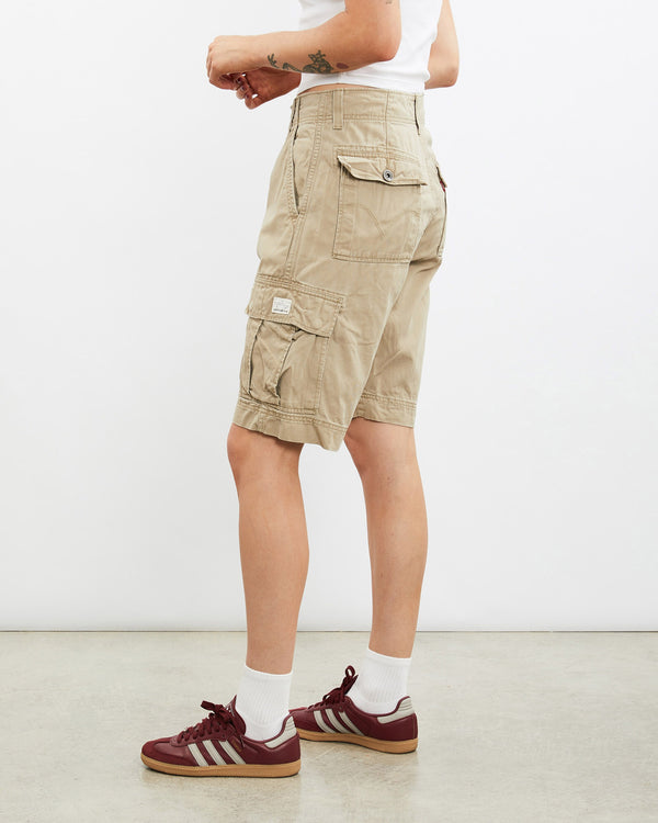 Vintage, Levi's, Cargo, Shorts, The Real Deal, size 31", colour Beige, newtown, sydney, australia, thrift store, opshop, preloved, secondhand, sustainable, retro, antique, 70s, 80s, 90s, 2000s, 00s, fashion, clothing, streetwear, trendy, garment, style, boutique, store, shop, archive, sale, cheap, best, top, Shorts