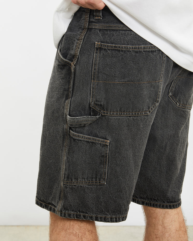 Vintage Faded Glory Denim Carpenter Shorts <br>33"