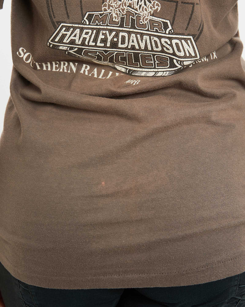 Vintage 1991 Harley Davidson Tee <br>XS , The Real Deal , newtown, sydney, australia, thrift store, opshop, preloved, secondhand, sustainable, retro, antique, 70s, 80s, 90s, 2000s, 00s, fashion, clothing, streetwear, trendy, garment, style, boutique, store, shop, archive, sale, cheap, best, top