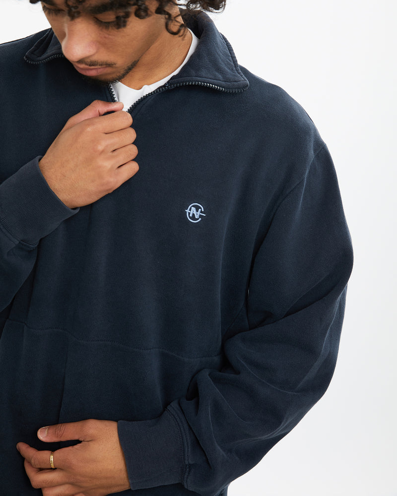 Vintage Nautica Competition Quarter Zip Sweatshirt <br>M