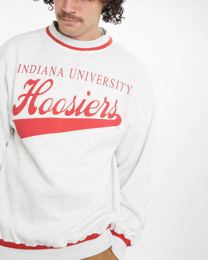 Vintage 90s NCAA Indiana Hoosiers Sweatshirt <br>XL , The Real Deal , newtown, sydney, australia, thrift store, opshop, preloved, secondhand, sustainable, retro, antique, 70s, 80s, 90s, 2000s, 00s, fashion, clothing, streetwear, trendy, garment, style, boutique, store, shop, archive, sale, cheap, best, top