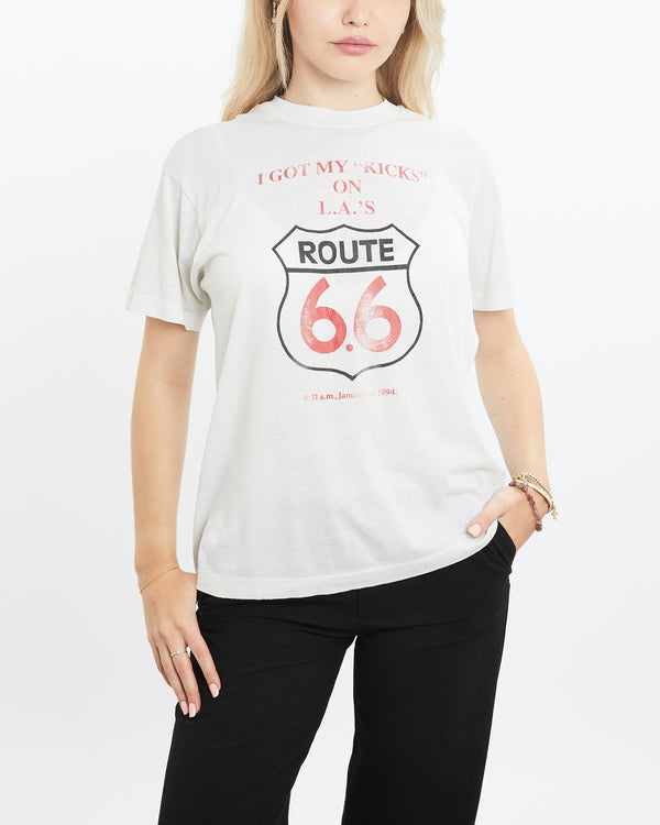 Vintage 1994 Route 66 Tee <br>XS , The Real Deal , newtown, sydney, australia, thrift store, opshop, preloved, secondhand, sustainable, retro, antique, 70s, 80s, 90s, 2000s, 00s, fashion, clothing, streetwear, trendy, garment, style, boutique, store, shop, archive, sale, cheap, best, top