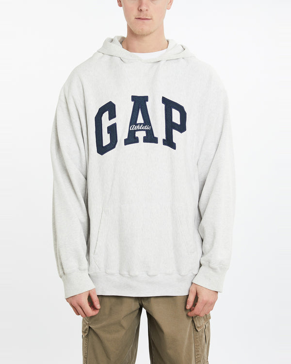 Vintage 90s GAP Athletic Hooded Sweatshirt <br>XXL