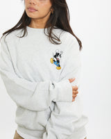 Vintage 90s Disney Mickey Mouse Sweatshirt <br>XS , The Real Deal , newtown, sydney, australia, thrift store, opshop, preloved, secondhand, sustainable, retro, antique, 70s, 80s, 90s, 2000s, 00s, fashion, clothing, streetwear, trendy, garment, style, boutique, store, shop, archive, sale, cheap, best, top