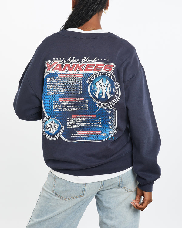 Vintage 1990 MLB New York Yankees Sweatshirt <br>M , The Real Deal , newtown, sydney, australia, thrift store, opshop, preloved, secondhand, sustainable, retro, antique, 70s, 80s, 90s, 2000s, 00s, fashion, clothing, streetwear, trendy, garment, style, boutique, store, shop, archive, sale, cheap, best, top