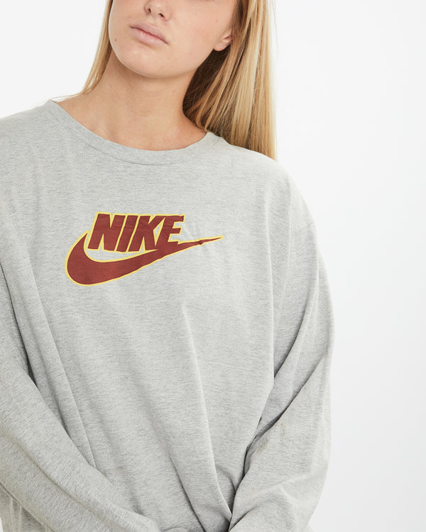 Vintage Nike Long Sleeve Tee <br>L , The Real Deal , newtown, sydney, australia, thrift store, opshop, preloved, secondhand, sustainable, retro, antique, 70s, 80s, 90s, 2000s, 00s, fashion, clothing, streetwear, trendy, garment, style, boutique, store, shop, archive, sale, cheap, best, top