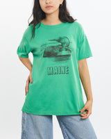 Vintage 80s 'Maine' Loon Bird Wildlife Tee <br>XS