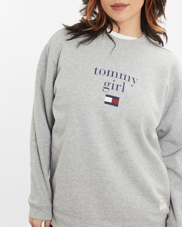 Vintage Tommy Hilfiger 'Tommy Girl' Sweatshirt <br>M , The Real Deal , newtown, sydney, australia, thrift store, opshop, preloved, secondhand, sustainable, retro, antique, 70s, 80s, 90s, 2000s, 00s, fashion, clothing, streetwear, trendy, garment, style, boutique, store, shop, archive, sale, cheap, best, top