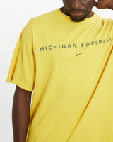 Vintage 90s Nike University of Michigan Football Tee Tee <br>L