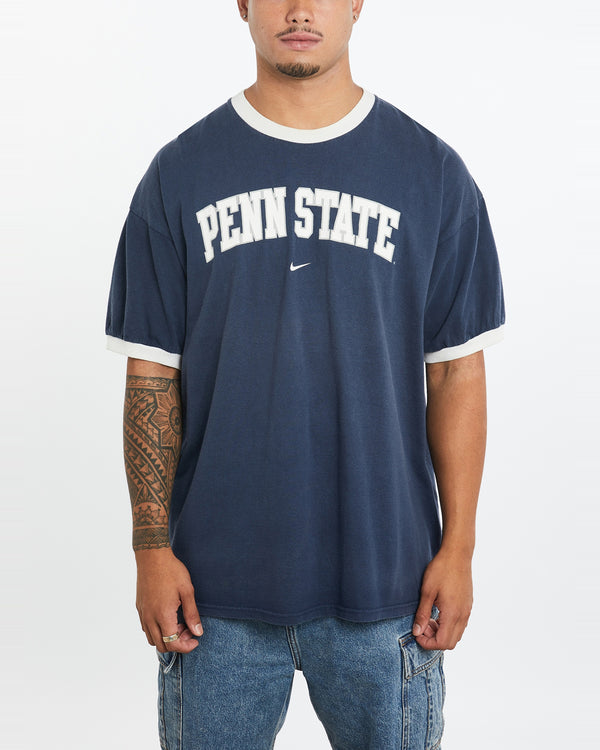 Vintage 90s Nike Penn State University Tee <br>XL , The Real Deal , newtown, sydney, australia, thrift store, opshop, preloved, secondhand, sustainable, retro, antique, 70s, 80s, 90s, 2000s, 00s, fashion, clothing, streetwear, trendy, garment, style, boutique, store, shop, archive, sale, cheap, best, top