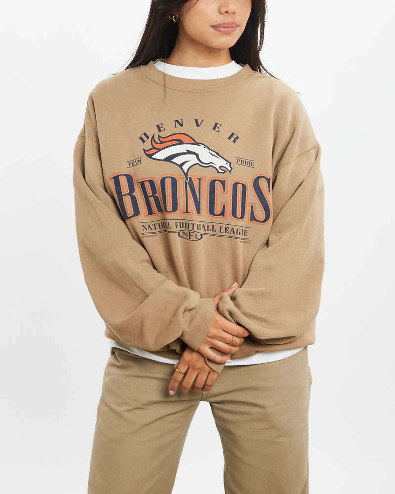 Vintage 1999 NFL Denver Broncos Sweatshirt <br>M , The Real Deal , newtown, sydney, australia, thrift store, opshop, preloved, secondhand, sustainable, retro, antique, 70s, 80s, 90s, 2000s, 00s, fashion, clothing, streetwear, trendy, garment, style, boutique, store, shop, archive, sale, cheap, best, top