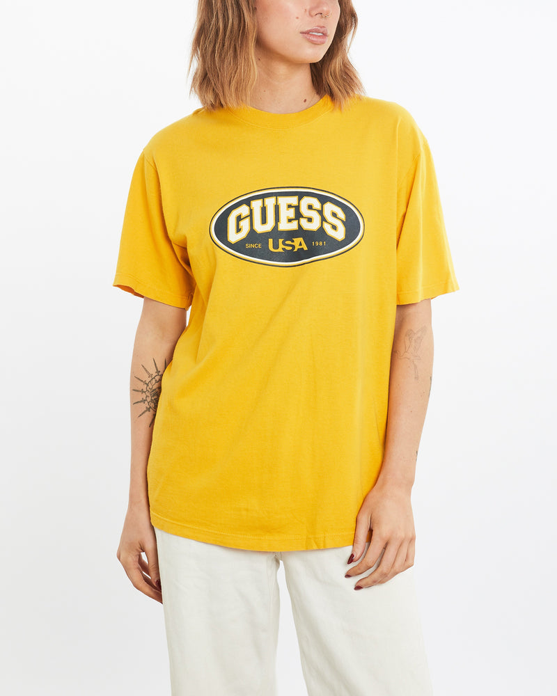 Vintage 90s Guess USA Tee <br>M , The Real Deal , newtown, sydney, australia, thrift store, opshop, preloved, secondhand, sustainable, retro, antique, 70s, 80s, 90s, 2000s, 00s, fashion, clothing, streetwear, trendy, garment, style, boutique, store, shop, archive, sale, cheap, best, top