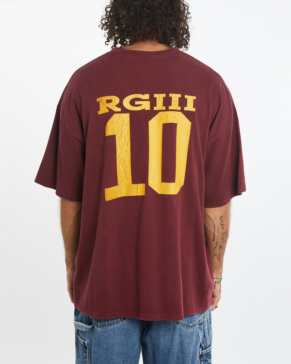 Vintage 90s NFL Washington Redskins 'Robert Griffin III' Tee <br>XXL , The Real Deal , newtown, sydney, australia, thrift store, opshop, preloved, secondhand, sustainable, retro, antique, 70s, 80s, 90s, 2000s, 00s, fashion, clothing, streetwear, trendy, garment, style, boutique, store, shop, archive, sale, cheap, best, top