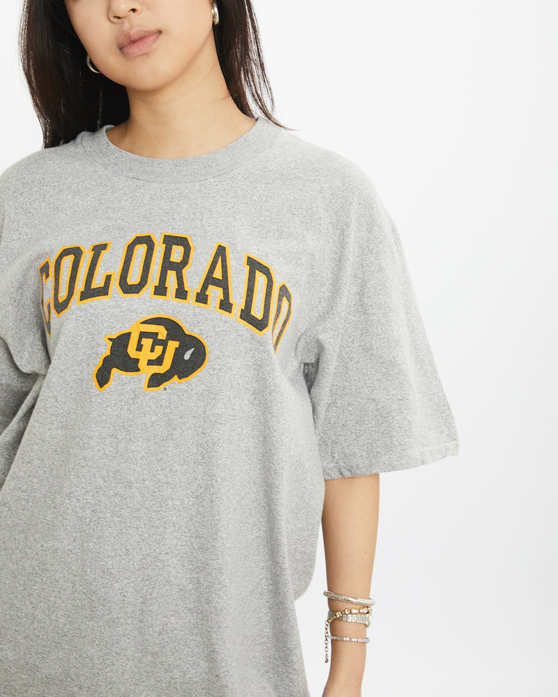 Vintage 90s NCAA Colorado Buffaloes Tee <br>M , The Real Deal , newtown, sydney, australia, thrift store, opshop, preloved, secondhand, sustainable, retro, antique, 70s, 80s, 90s, 2000s, 00s, fashion, clothing, streetwear, trendy, garment, style, boutique, store, shop, archive, sale, cheap, best, top