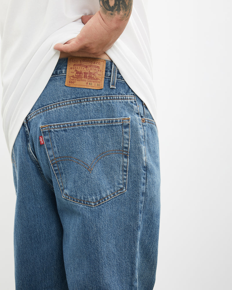 Vintage Levi's 550 Denim Jeans <br>40" , The Real Deal , newtown, sydney, australia, thrift store, opshop, preloved, secondhand, sustainable, retro, antique, 70s, 80s, 90s, 2000s, 00s, fashion, clothing, streetwear, trendy, garment, style, boutique, store, shop, archive, sale, cheap, best, top