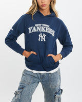 Vintage MLB New York Yankees Hooded Sweatshirt <br>XXS , The Real Deal , newtown, sydney, australia, thrift store, opshop, preloved, secondhand, sustainable, retro, antique, 70s, 80s, 90s, 2000s, 00s, fashion, clothing, streetwear, trendy, garment, style, boutique, store, shop, archive, sale, cheap, best, top