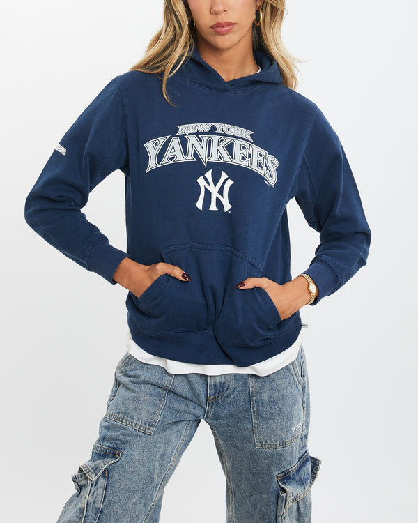 Vintage MLB New York Yankees Hooded Sweatshirt <br>XXS