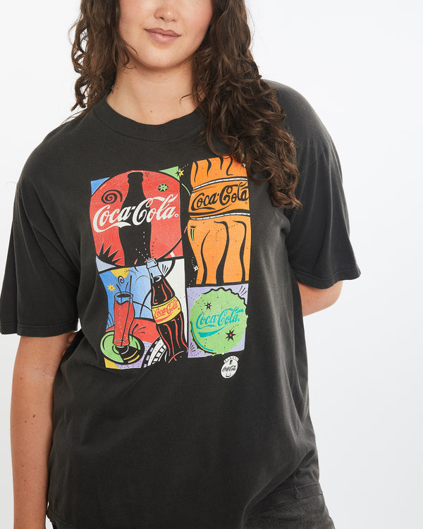 Vintage 90s Coca Cola Tee <br>M , The Real Deal , newtown, sydney, australia, thrift store, opshop, preloved, secondhand, sustainable, retro, antique, 70s, 80s, 90s, 2000s, 00s, fashion, clothing, streetwear, trendy, garment, style, boutique, store, shop, archive, sale, cheap, best, top