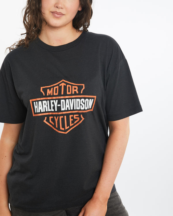 Vintage 80s Harley Davidson Tee <br>M , The Real Deal , newtown, sydney, australia, thrift store, opshop, preloved, secondhand, sustainable, retro, antique, 70s, 80s, 90s, 2000s, 00s, fashion, clothing, streetwear, trendy, garment, style, boutique, store, shop, archive, sale, cheap, best, top