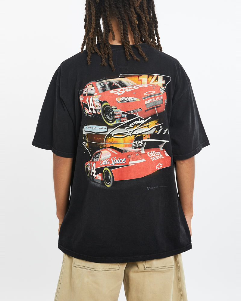 Vintage NASCAR Racing Tee <br>L , The Real Deal , newtown, sydney, australia, thrift store, opshop, preloved, secondhand, sustainable, retro, antique, 70s, 80s, 90s, 2000s, 00s, fashion, clothing, streetwear, trendy, garment, style, boutique, store, shop, archive, sale, cheap, best, top