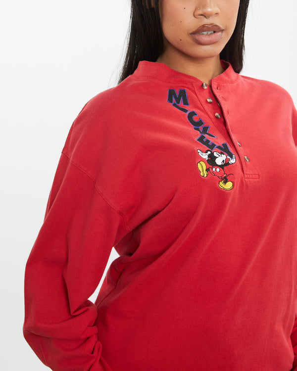 Vintage 90s Disney Mickey Mouse Long Sleeve Tee <br>S