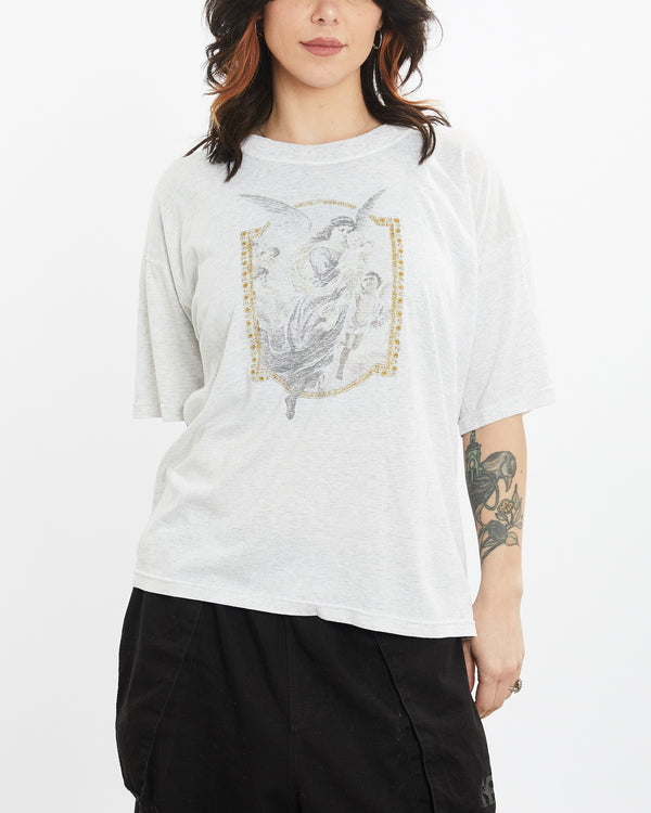 Vintage Angel Painting Tee <br>L