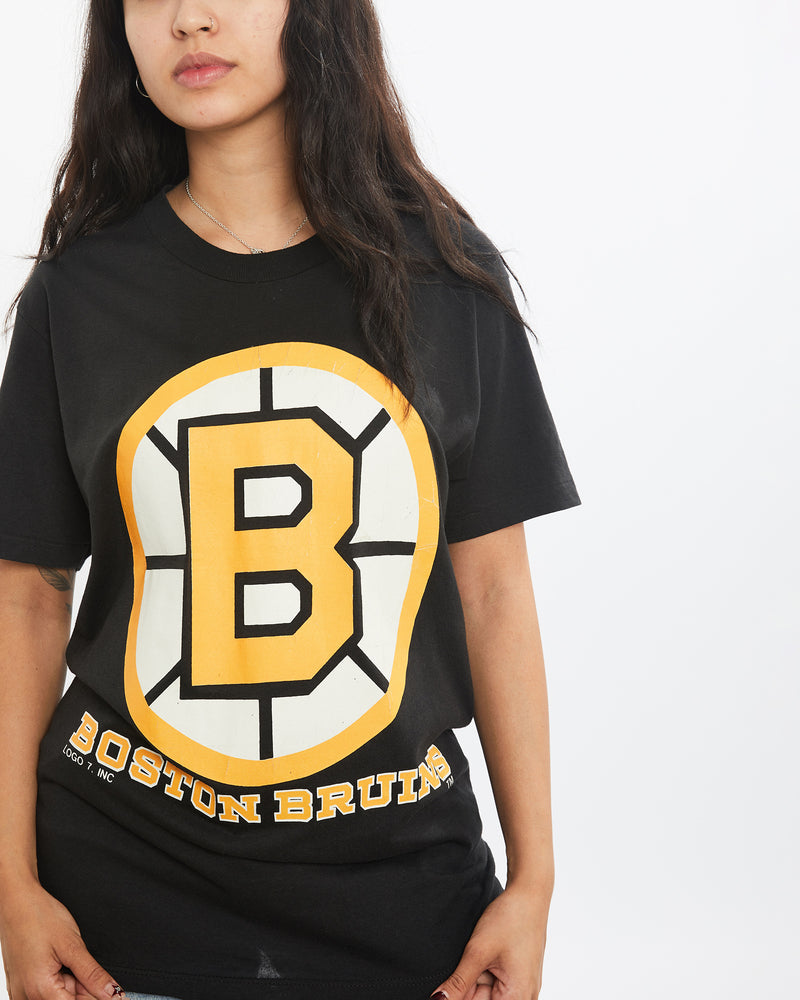 Vintage 90s NHL Boston Bruins Tee <br>XS , The Real Deal , newtown, sydney, australia, thrift store, opshop, preloved, secondhand, sustainable, retro, antique, 70s, 80s, 90s, 2000s, 00s, fashion, clothing, streetwear, trendy, garment, style, boutique, store, shop, archive, sale, cheap, best, top