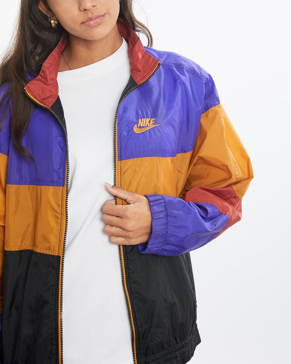 Vintage, 90s, Nike, Windbreaker, Jacket, The Real Deal, size small, colour Multicolour, newtown, sydney, australia, thrift store, opshop, preloved, secondhand, sustainable, retro, antique, 70s, 80s, 90s, 2000s, 00s, fashion, clothing, streetwear, trendy, garment, style, boutique, store, shop, archive, sale, cheap, best, top, Jackets