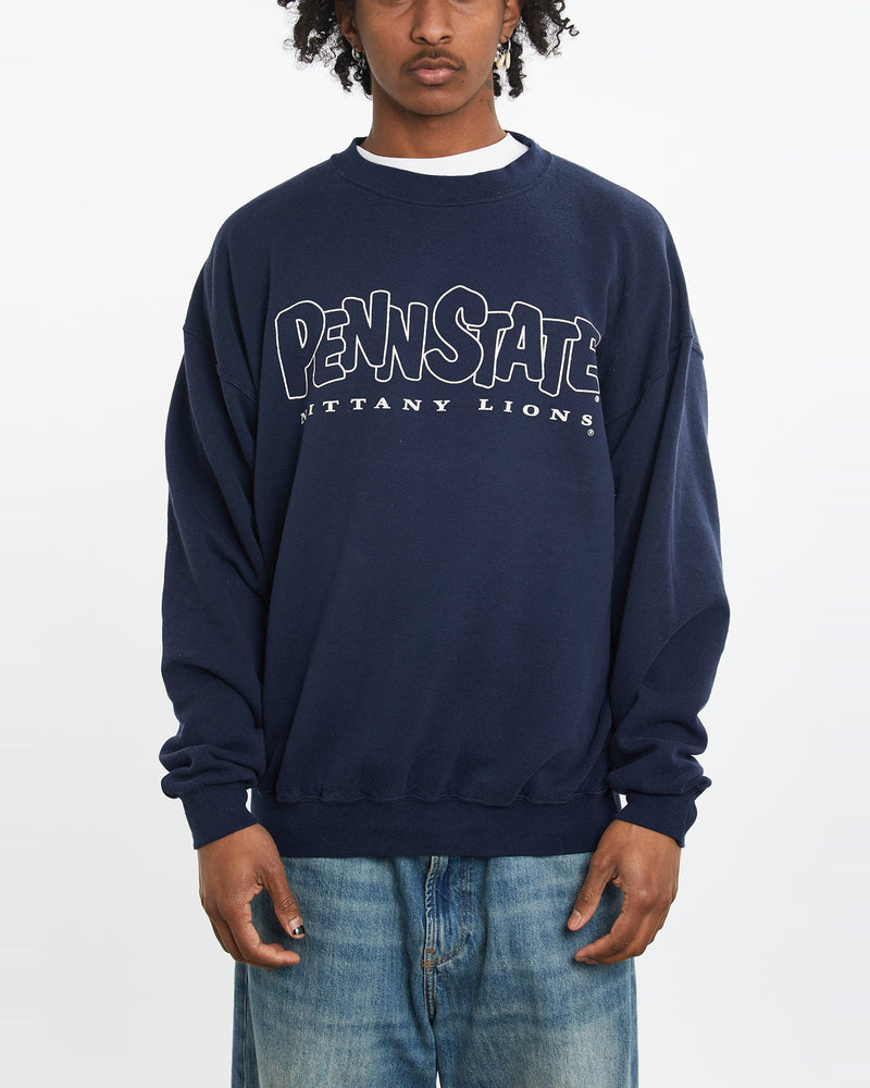 Vintage 90s NCAA Penn State Nittany Lions Sweatshirt <br>L , The Real Deal , newtown, sydney, australia, thrift store, opshop, preloved, secondhand, sustainable, retro, antique, 70s, 80s, 90s, 2000s, 00s, fashion, clothing, streetwear, trendy, garment, style, boutique, store, shop, archive, sale, cheap, best, top