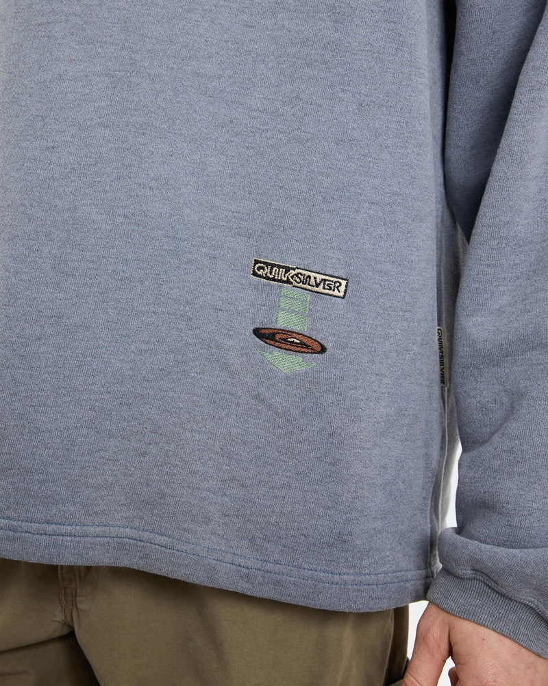 Vintage Quiksilver Sweatshirt <br>XXL , The Real Deal , newtown, sydney, australia, thrift store, opshop, preloved, secondhand, sustainable, retro, antique, 70s, 80s, 90s, 2000s, 00s, fashion, clothing, streetwear, trendy, garment, style, boutique, store, shop, archive, sale, cheap, best, top