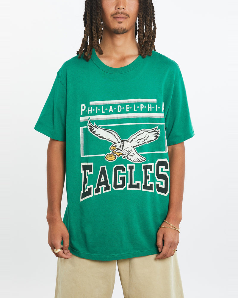 Vintage 80s NFL Philadelphia Eagles Tee <br>L , The Real Deal , newtown, sydney, australia, thrift store, opshop, preloved, secondhand, sustainable, retro, antique, 70s, 80s, 90s, 2000s, 00s, fashion, clothing, streetwear, trendy, garment, style, boutique, store, shop, archive, sale, cheap, best, top