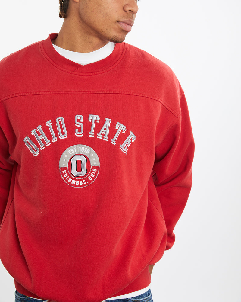 Vintage NCAA Ohio State Buckeyes Sweatshirt <br>XL , The Real Deal , newtown, sydney, australia, thrift store, opshop, preloved, secondhand, sustainable, retro, antique, 70s, 80s, 90s, 2000s, 00s, fashion, clothing, streetwear, trendy, garment, style, boutique, store, shop, archive, sale, cheap, best, top