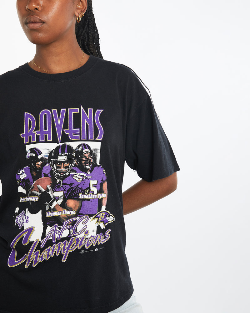 Vintage NFL Baltimore Ravens Tee <br>M , The Real Deal , newtown, sydney, australia, thrift store, opshop, preloved, secondhand, sustainable, retro, antique, 70s, 80s, 90s, 2000s, 00s, fashion, clothing, streetwear, trendy, garment, style, boutique, store, shop, archive, sale, cheap, best, top