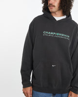 Vintage Nike 'Championship Athletic Fundraising' Hooded Sweatshirt <br>XXL , The Real Deal , newtown, sydney, australia, thrift store, opshop, preloved, secondhand, sustainable, retro, antique, 70s, 80s, 90s, 2000s, 00s, fashion, clothing, streetwear, trendy, garment, style, boutique, store, shop, archive, sale, cheap, best, top