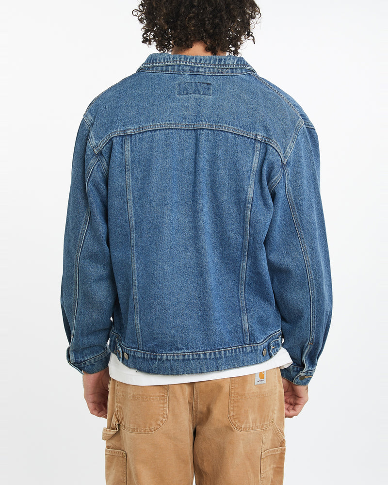 Vintage 90s Wrangler Denim Jacket <br>XL , The Real Deal , newtown, sydney, australia, thrift store, opshop, preloved, secondhand, sustainable, retro, antique, 70s, 80s, 90s, 2000s, 00s, fashion, clothing, streetwear, trendy, garment, style, boutique, store, shop, archive, sale, cheap, best, top