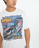 Vintage Duckals Racing Tee <br>XL , The Real Deal , newtown, sydney, australia, thrift store, opshop, preloved, secondhand, sustainable, retro, antique, 70s, 80s, 90s, 2000s, 00s, fashion, clothing, streetwear, trendy, garment, style, boutique, store, shop, archive, sale, cheap, best, top