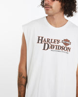 Vintage Harley Davidson Tank <br>XXL , The Real Deal , newtown, sydney, australia, thrift store, opshop, preloved, secondhand, sustainable, retro, antique, 70s, 80s, 90s, 2000s, 00s, fashion, clothing, streetwear, trendy, garment, style, boutique, store, shop, archive, sale, cheap, best, top