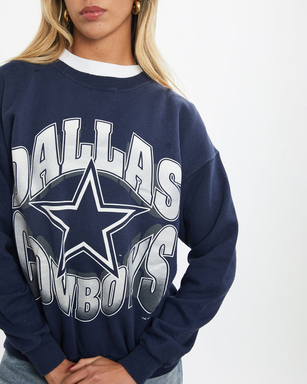 Vintage 1995 NFL Dallas Cowboys Sweatshirt <br>XS , The Real Deal , newtown, sydney, australia, thrift store, opshop, preloved, secondhand, sustainable, retro, antique, 70s, 80s, 90s, 2000s, 00s, fashion, clothing, streetwear, trendy, garment, style, boutique, store, shop, archive, sale, cheap, best, top