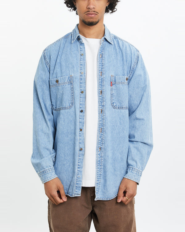 90s Levi's Denim Button Up Shirt <br>M