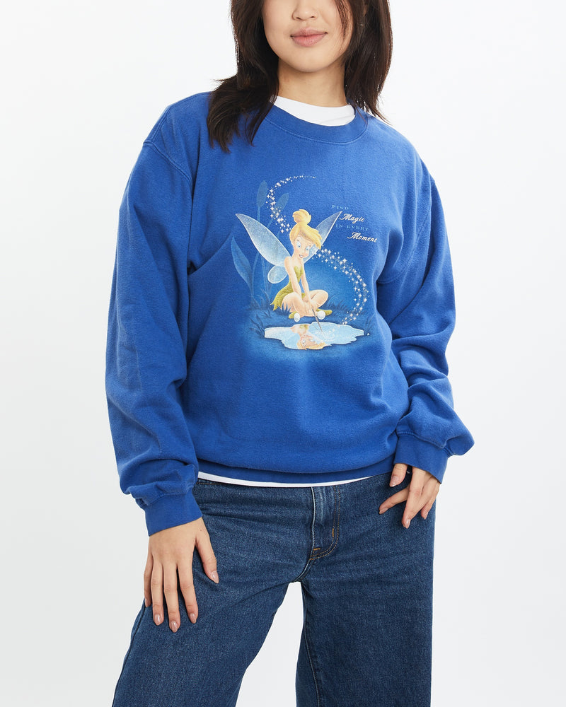 Vintage Disney Tinkerbell Sweatshirt <br>S , The Real Deal , newtown, sydney, australia, thrift store, opshop, preloved, secondhand, sustainable, retro, antique, 70s, 80s, 90s, 2000s, 00s, fashion, clothing, streetwear, trendy, garment, style, boutique, store, shop, archive, sale, cheap, best, top