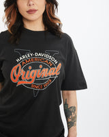 Vintage 90s Harley Davidson Tee <br>M , The Real Deal , newtown, sydney, australia, thrift store, opshop, preloved, secondhand, sustainable, retro, antique, 70s, 80s, 90s, 2000s, 00s, fashion, clothing, streetwear, trendy, garment, style, boutique, store, shop, archive, sale, cheap, best, top