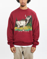 Vintage 90s Deer Wildlife Sweatshirt <br>M