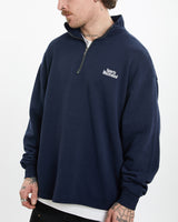 Vintage Sports Illustrated Quarter Zip Sweatshirt <br>L