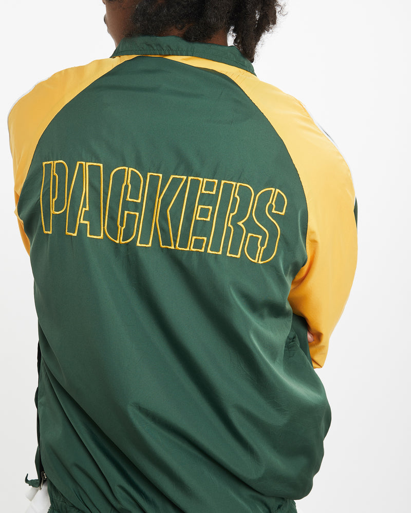 Vintage NFL Green Bay Packers Windbreaker Jacket <br>M