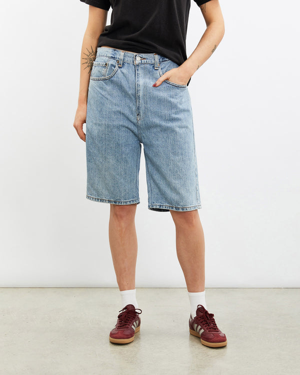 Vintage, Levi's, 511, Denim, Shorts, The Real Deal, size 31", colour Blue, newtown, sydney, australia, thrift store, opshop, preloved, secondhand, sustainable, retro, antique, 70s, 80s, 90s, 2000s, 00s, fashion, clothing, streetwear, trendy, garment, style, boutique, store, shop, archive, sale, cheap, best, top, Shorts